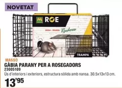Oferta de Massó - Gabia Parany Per A Rosegadors por 13,95€ en Optimus