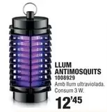 Oferta de Consum - Llum Antimosquits por 12,45€ en Optimus