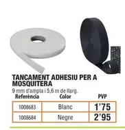 Oferta de Tancament Adhesiu Per A Mosquitera por 1,75€ en Optimus