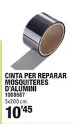 Oferta de Cinta Per Reparar Mosquiteres D'alumini por 10,45€ en Optimus