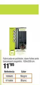 Oferta de Fabricada En Polièster, Dues Fulles Amb Tancament Magnètic por 11,95€ en Optimus