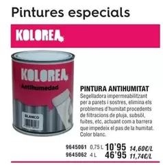 Oferta de Kolorea - Pintura Antihumitat por 10,95€ en Optimus