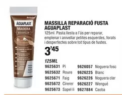 Oferta de Aguaplast - Massilla Reparacio Fusta por 3,45€ en Optimus