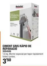 Oferta de Beissier - Cimento Gris Rapido De Reparacio por 3,5€ en Optimus