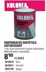 Oferta de Kolorea - Emprimacio Sintética Antioxidant por 8,95€ en Optimus