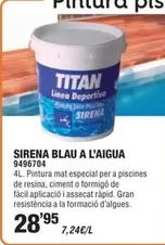 Oferta de Titan - Sirena Blau A L'aigua por 28,95€ en Optimus