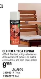 Oferta de Xylazel - Oli Per A Teca Esprai por 9,95€ en Optimus