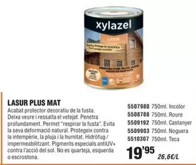Oferta de Xylazel - Lasur Plus Mat por 19,95€ en Optimus