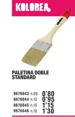 Oferta de Kolorea - Paletina Doble Standard por 0,8€ en Optimus