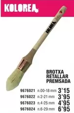 Oferta de Kolorea - Brotxa Retaller Premisada por 3,15€ en Optimus