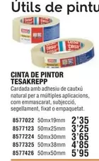 Oferta de Tesa - Cinta De Pintor por 2,35€ en Optimus
