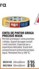 Oferta de Cinta De Pintor Groga Precisio por 5,95€ en Optimus