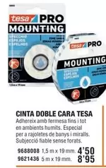 Oferta de Tesa - Cinta Doble Cara por 4,9€ en Optimus
