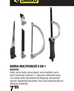 Oferta de Serra Multifunció 5 En 1 por 7,95€ en Optimus