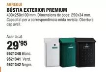 Oferta de Arregui - BUSTA Exterior Premium por 29,95€ en Optimus