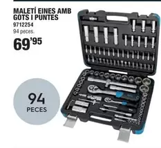 Oferta de Maleti Eines Amb Gots I Puntes por 69,95€ en Optimus