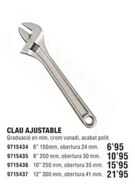 Oferta de ClAu Ajustable por 6,95€ en Optimus