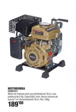 Oferta de HP - Motobomba 230815 por 189€ en Optimus