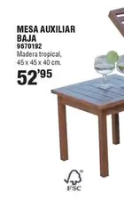 Oferta de Mesa Auxiliar Baja por 52,95€ en Cifec