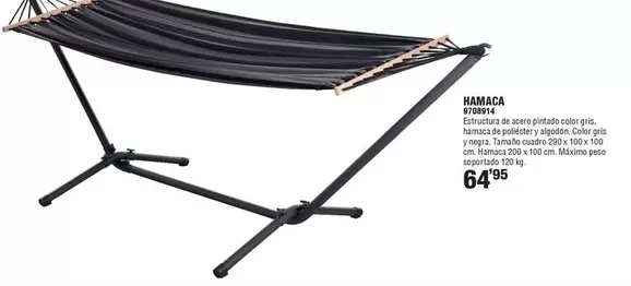 Oferta de Hamaca por 64,95€ en Cifec