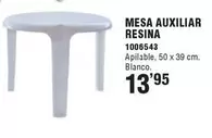 Oferta de Mesa Auxiliar Resina por 13,95€ en Cifec