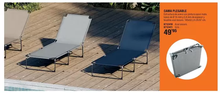 Oferta de Cama Plegable  por 49,95€ en Cifec