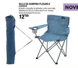 Oferta de Silla De Camping Plegable por 12,5€ en Cifec
