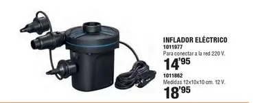 Oferta de Inflador Eléctrico por 14,95€ en Cifec