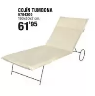 Oferta de Cojin Tumbona por 61,95€ en Cifec