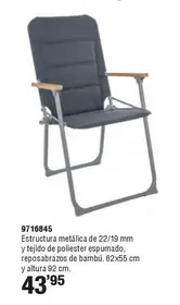 Oferta de Sillas Plegables De Camping/ 9716845 por 43,95€ en Cifec