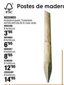 Oferta de Redondo por 3,95€ en Cifec