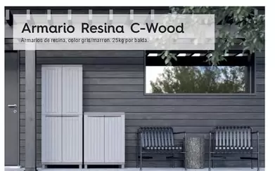Oferta de Armario De Resina en Cifec