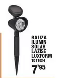 Oferta de Baliza Ilumin Solar Lazise Luxform por 7,95€ en Cifec