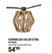 Oferta de Guirnalda Solar Etna por 54,95€ en Cifec