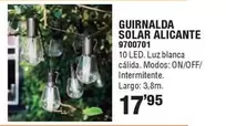 Oferta de Guirnalda Solar Alicante por 17,95€ en Cifec