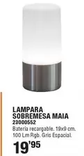 Oferta de Lampara Sobremesa Maia por 19,95€ en Cifec