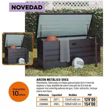Oferta de Arcón Metalico por 129€ en Cifec