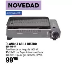 Oferta de Plancha Grill Bistro 23004867 por 99,95€ en Cifec