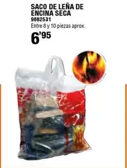 Oferta de Saco De Leña De Encina Seca por 6,95€ en Cifec