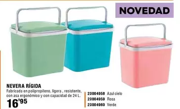 Oferta de Nevera Rigida por 16,95€ en Cifec