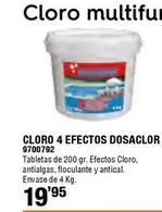 Oferta de Cloro 4 Efectos Dosaclor por 19,95€ en Cifec