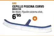 Oferta de Cepillo Piscina Curvo por 6,95€ en Cifec