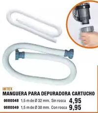 Oferta de Intex - Manguera Para Depuradora Cartucho por 4,95€ en Cifec