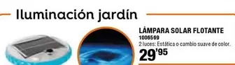 Oferta de Lampara Solar Flotante por 29,95€ en Cifec