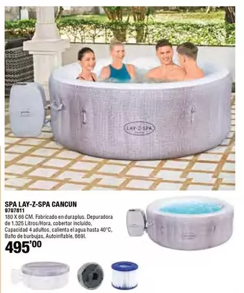 Oferta de Spa Lay-z-spa Cancun por 495€ en Cifec