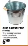 Oferta de Cubo Galvanizado 9700981 por 5,95€ en Cifec
