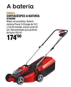 Oferta de Einhell - Cortacésped A Batería por 174€ en Cifec