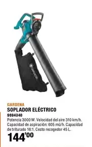 Oferta de Gardena - Soplador Eléctrico por 144€ en Cifec