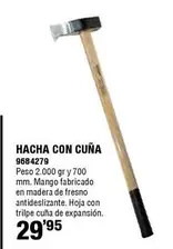 Oferta de Hacha Con Cuna por 29,95€ en Cifec