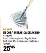 Oferta de Bellota - Escoba Metalica De Acero por 25,45€ en Cifec